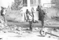 Arab intifada riots in Judea and Samaryia.