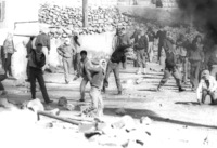 Arab intifada riots in Judea and Samaryia.