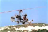 The Gadna AirForce at Palmachim displaying their ability in flying different slow airplanes and flying toys.