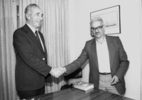 Finance Minister Shimon Peres had usefull talks with Israel Keisar Histadrut General Secretary discussing the Israel finance problems including a new tax on traveling abroad, education and other.