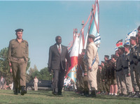 The first Kenyan Head of State to visit Israel since the East African state gained independence from Britain over thirty years ago - President Daniel Arap Moi - arrived in Tel Aviv on a four-day visit on 9 January.