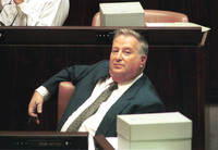 Finance Minister Baiga Shohat presenting the 1994 budget.