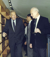 NEW PRESIDENT VISITS NEW SUPREME COURT BUILDING.