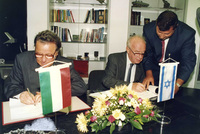 ISRAEL AND HUNGARY SIGN AGREEMENT ON DEFENCE COOPERATION.