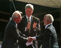 Another historic day passed in Israel October 26, 1994, when Israel and Jordan signed a formal peace treaty in the Arava.