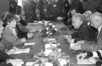 ANOTHER GERMAN DELEGATION IN ISRAEL.