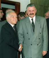Russian Vice President Alexander Rutskoi is the highest ranking Russian ever to visit Israel.