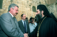 Russian Vice President Alexander Rutskoi is the highest ranking Russian ever to visit Israel.
