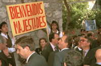 Spain's King Juan Carlos opened his thre-day visit trip to Israel with Queen Sifa theis week declaring: "I bring the affectionate greetings of all Spanish people to all people of Israel".