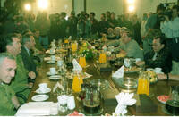 Following their visit to Saudi Arabia four US senators, Sam Nunn, Daniel Inouye, Ted Stevens and John Warner are now in Israel on a short visit.