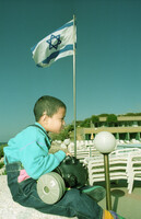 Bat-el is just four years old and she was a victim of one of Saddam Hussein's earlier Scud missiles attacks on the central area of Israel, For several days her life hung in the balance after surgeons removed shards of shattered glass from her brain.