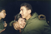 An elderly Righteous gentile from Sarajevo - has arrived safely in Israel on a mercy flight arranged to carry her, her family and 40 Jews from war torn Bosnia.