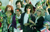 Israeli artists gave a free performance in the Ramat Gan National Park.