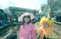 In spite of the fact that one of the Iraqi Scud missiles hit the Danny House in Tel Avi several weeks ago, the Purim festival took place here and many children wearing funny dresses enjoyed the holiday.