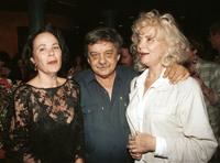 (L) Eldor Gabi - stage director (C) Emanuel Bar Kadma - theatre critic for Yediot Achronot and (R) Amalia Arbel art gallery owner.