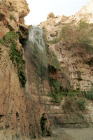 The Shulamit Waterfall in Ein Gedi the source of which is the Nahal David river.