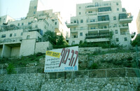 Housing problems for the orthodox Jews solved for the time being at Har Nof.