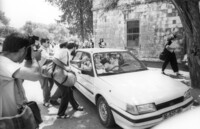 FAISEL HUSSEINI ATTACKED.