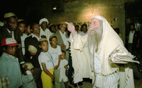 A group of Ethiopian Immigrants, who arrive in Israel 10 days ago with the Operation Solomon, visited the Western Wall.