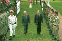 US SECRETARY OF DEFENCE VISITS ISRAEL.