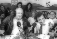 Ariel Sharon participated in the IDF Radio searching for the new immigrants a flat with Dan Margalit.