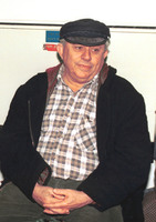 Veteran journalist Shimon Samet celebrating his 90 birthday in Journalists Home on 13 March 1994.