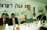 The right wing parties announced today at a press conference in Tel Aviv of the new a-political movement "Hight for Israel" which will press the Israeli poliitical parties to accept the peace with the Arab countries, especially with the Syrians, only if the Golan Hights will remain under the Israeli rule.