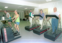 Members of the Kupat Holim Maccabi in a recreation club in Tel Aviv.