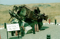 A monument for the fallen soldiers during the Yom Kippur War.