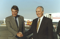 Spanish Prime Minister Felipe Gonzales who arrived in Israel for a short visit and met with Israel Foreign Minister Shimon Peres, PM Yitzhak Rabin told that the European Union is likely to reject a joint appeal by Israel and surrounding Arab countries for the Middle East regional development bank.