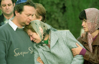 THREE ISRAELI VICTIMS LAID TO REST.