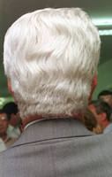 The famous hair cut of KM David Levy was cought be the camera.