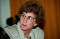 Debate on the "Function of Women within the Peace Proces" was held at Beit Sokolov in Tel Aviv with the presence of: Prof. Galia Golan, Zohira Camel, member of the PLO to the Peace Process, KM Yael Dayan and others.