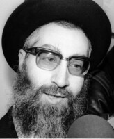 Rabbi Yacov Yasef Son of the Chief Rabbi of Sephardic Jews Ovadia Yosef at the court in Jerusalem.
