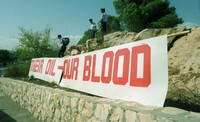 lTHEIR OIL - OUR BLOOD.