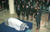 Mourning ceremony of the late Robert Maxwell.