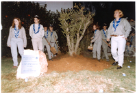 Maccabi Israel held a memorial at Kfar Maccabia for the late PM Itzhak Rabin.