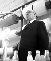Opening ceremony of the new plastic plant at Kibbutz Haogen.