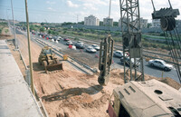 The Ayalon Highway is in high progress.
