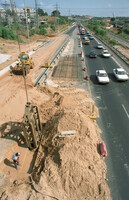 The Ayalon Highway is in high progress.