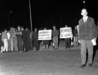 German Cancelor Adenhauer arriving in Israel.