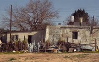 The old suburb of Tel Aviv, Kfar Shalem with its tiny old houses.
