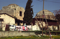 The old suburb of Tel Aviv, Kfar Shalem with its tiny old houses.