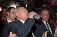 HUNGARIAN PRESIDENT IN BETLEHEM.