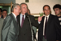 FRENCH FOREIGN MINISTER IN ISRAEL.