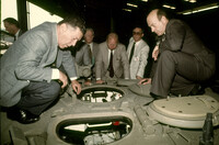 German Defence Minister Manfred Werner visited the Merkava Tank enterprises.