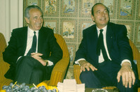 Prime Minister of France Jack Shirac arrived to Israel for talks.