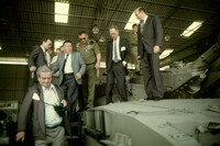 German Defence Minister Manfred Werner visited the Merkava Tank enterprises.