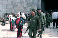 Every Friday the "air temperature" is rising in East Jerusalem during the traditional Moslem Friday Pray at the El Aksa and Omar Mosques.