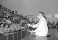 Physicist, Edward Teler, founder of the hydrogen bomb at the Tel Aviv University.